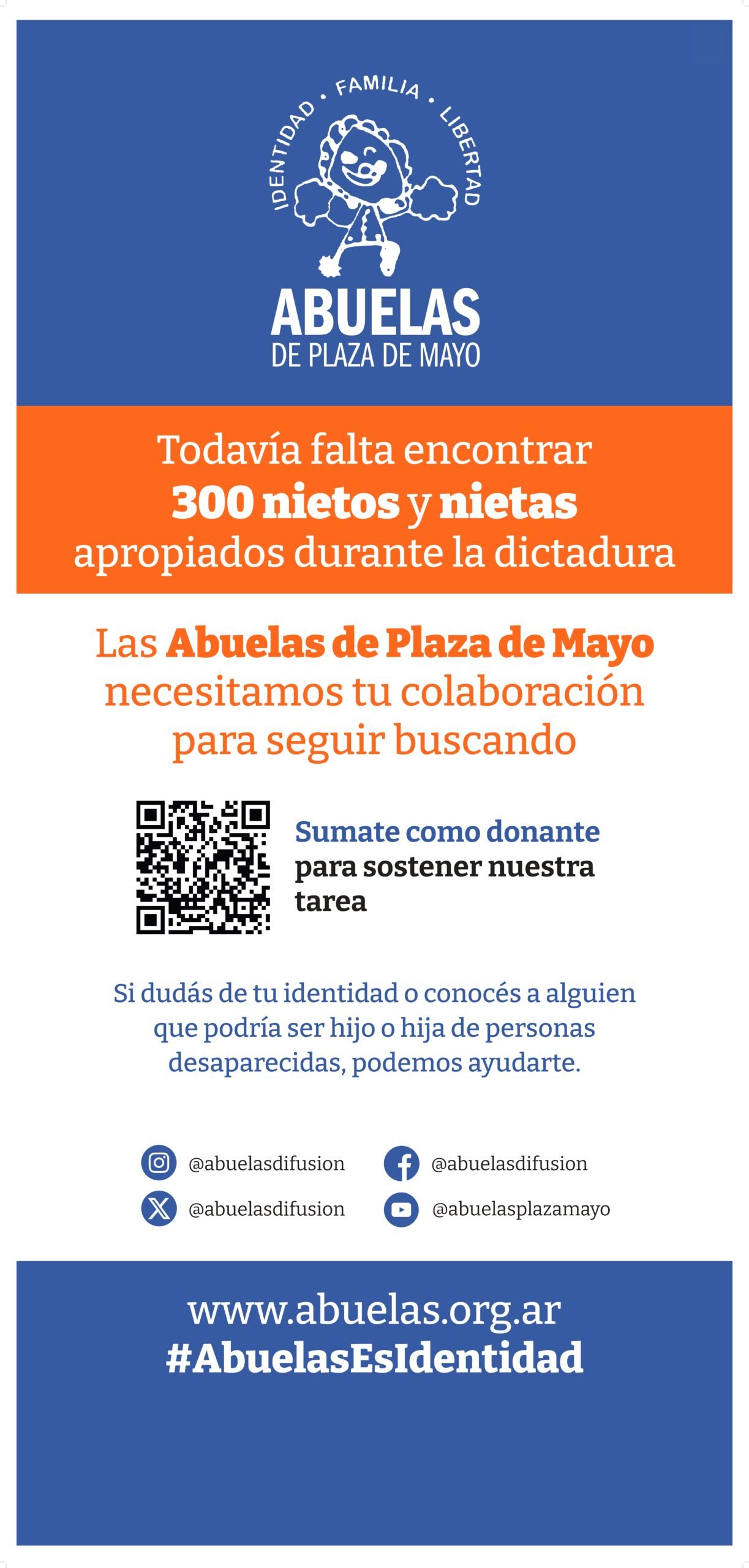 Banner ilustrativo de Abuelas de Plaza de Mayo