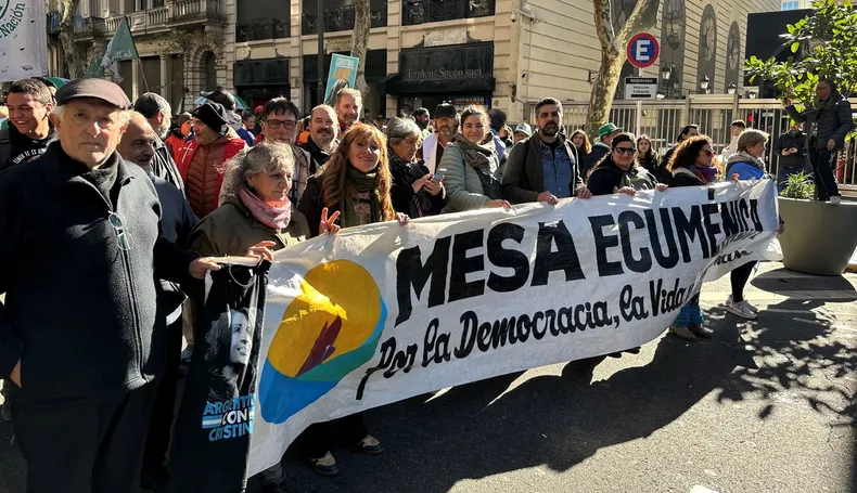 Organizaciones religiosas se suman a la marcha contra la reforma laboral