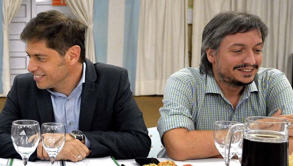 imagen ilustrativa de axel kicillof y maximo kirchner
