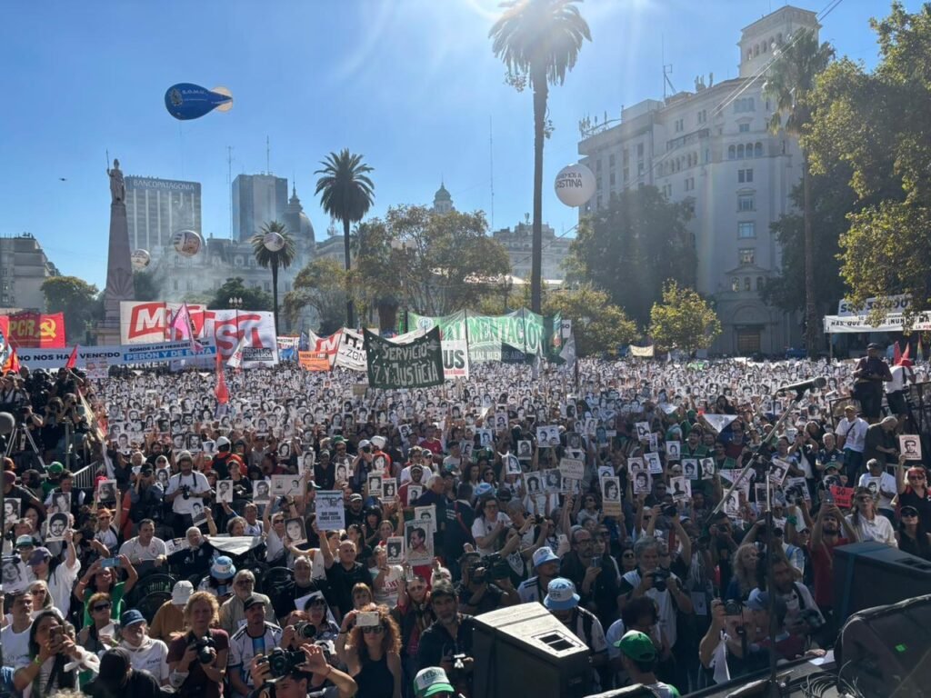 Marcha dell 24 de marzo de 2025. A 50 años del golpe de Estado. Nunca Más.