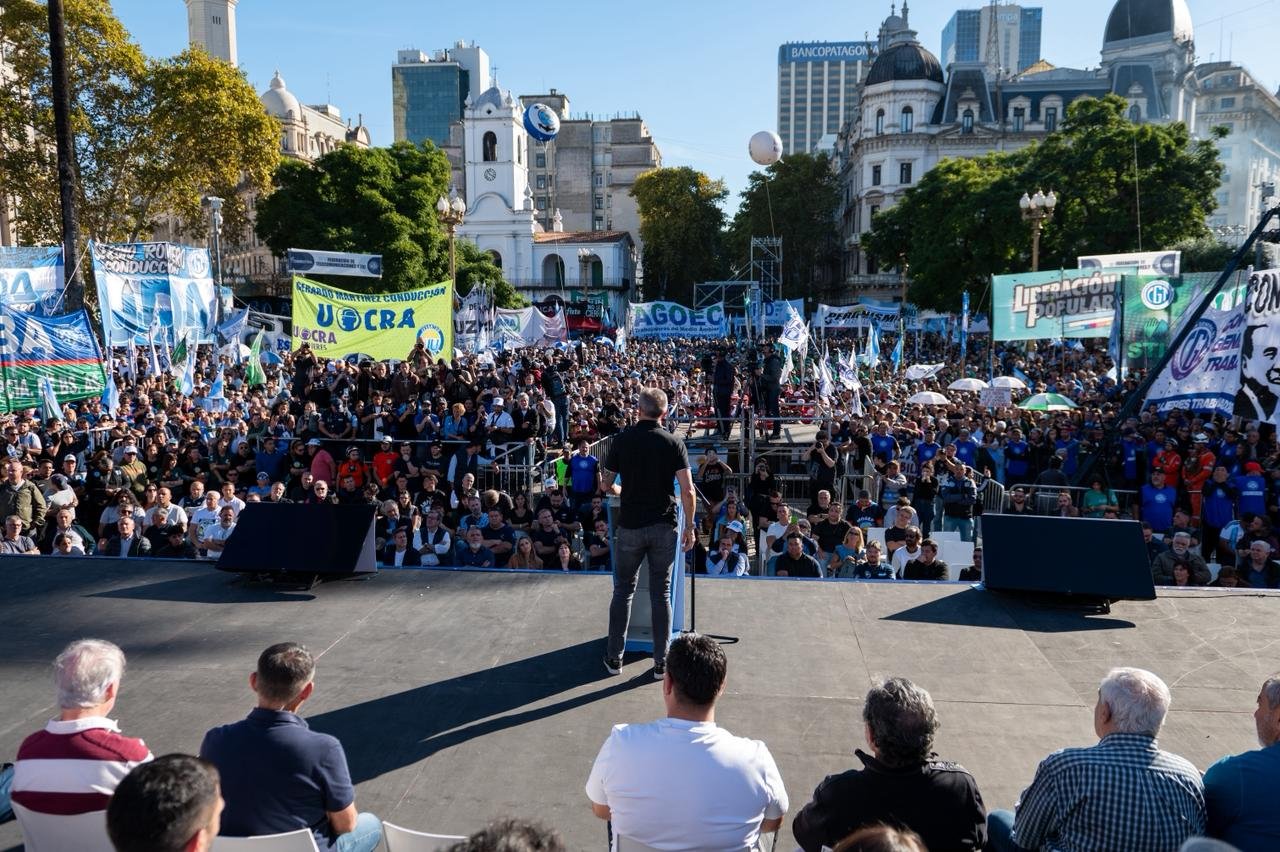 Tras el revés judicial, la CGT mostró músculo en la calle y mira al 2027