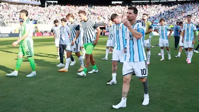 Los puntajes de Argentina frente a España