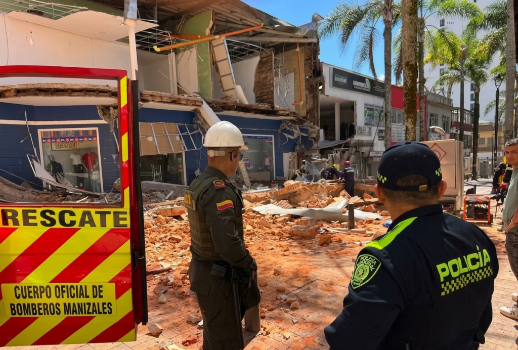 En Colombia continúan las tareas de rescate de víctimas del sismo
