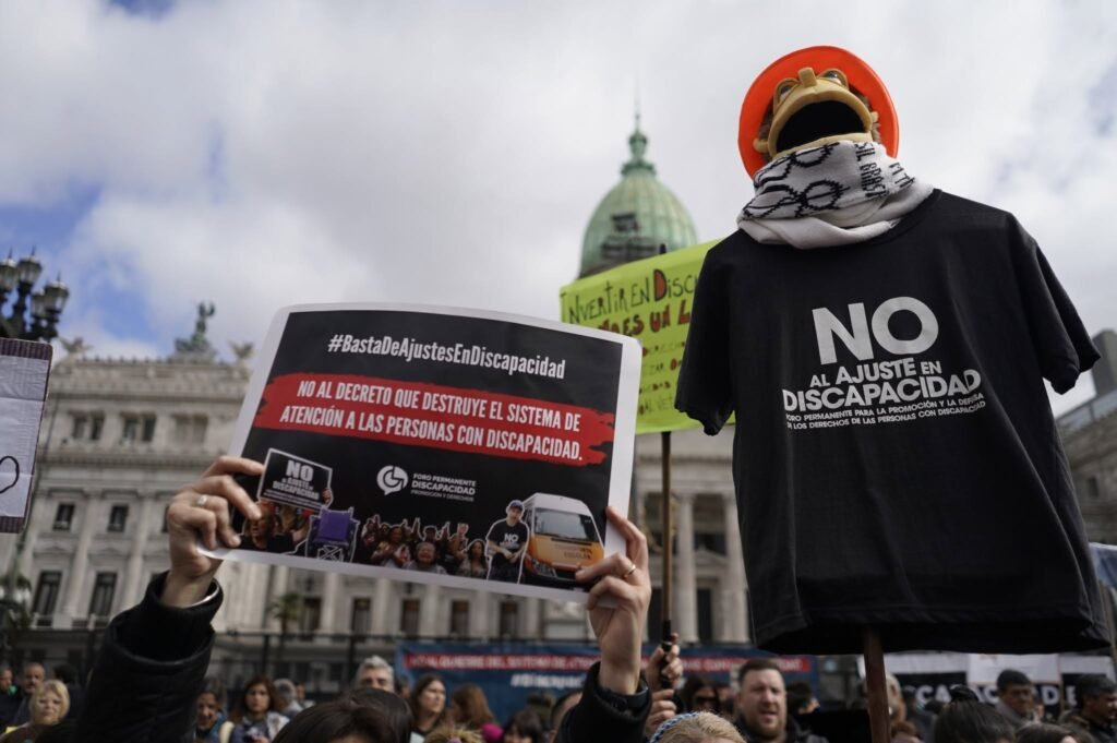 Discapacidad vuelve a marchar al Congreso: “Sin prórroga de la ley, estaríamos frente al abismo”