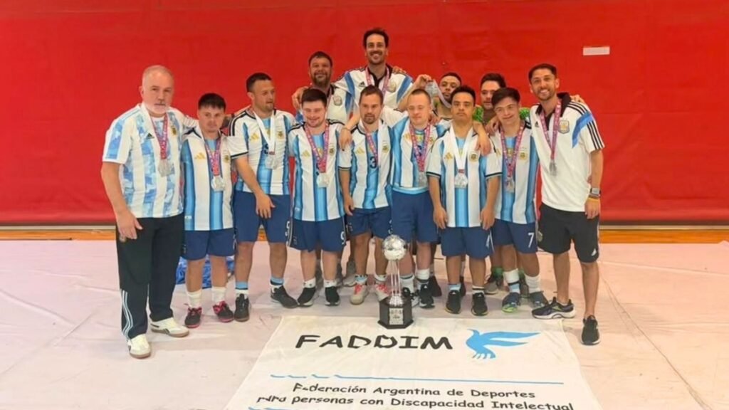 Argentina logró el subcampeonato en el Mundial de Futsal Down