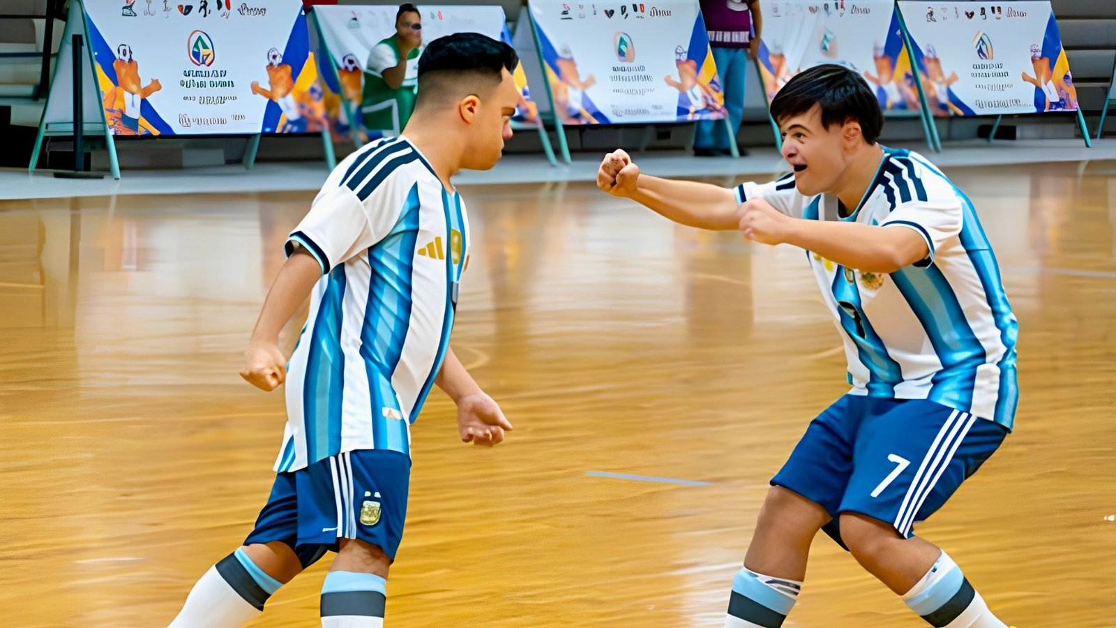 Argentina ya está en semis del mundial de futsal para personas con síndrome de down