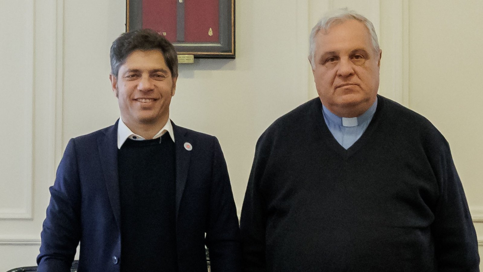 La Casa Rosada, Kicillof y la Iglesia en la misma mesa por la visita del Papa