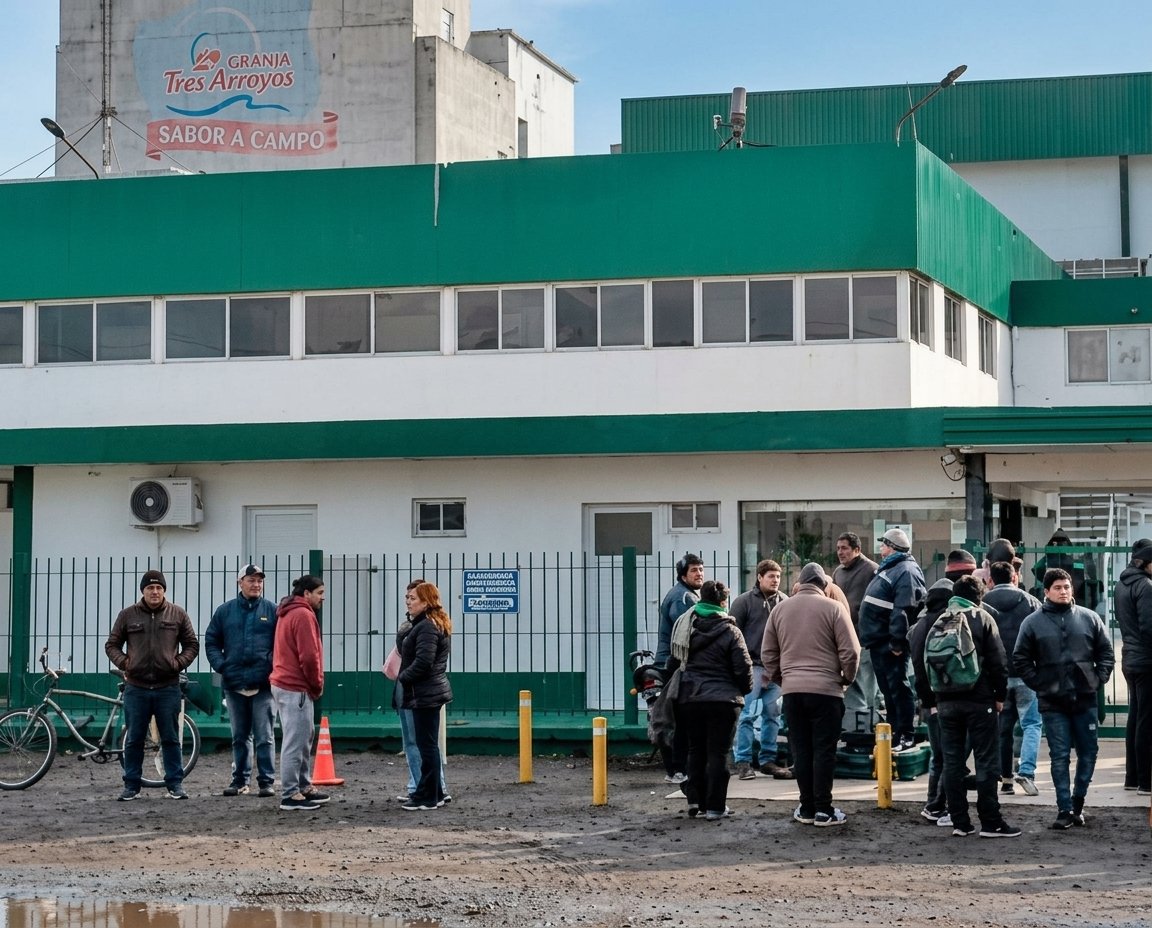 El drama tras el cierre de Granja Tres Arroyos: “Hay familias al borde del colapso”