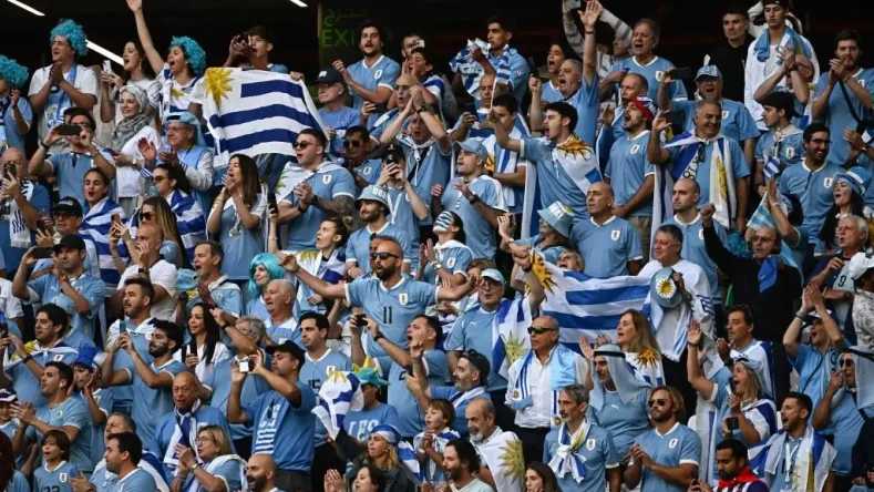 Imagen de hinchada de Uruguay