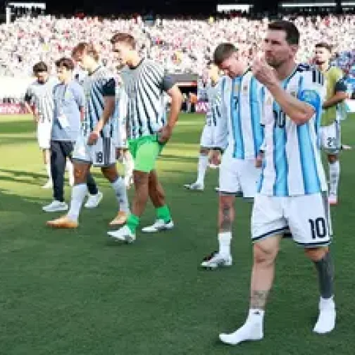 Los puntajes de Argentina frente a España