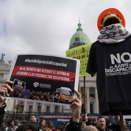 Discapacidad vuelve a marchar al Congreso: “Sin prórroga de la ley, estaríamos frente al abismo”