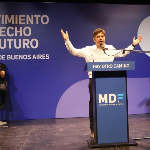 Axel Kicillof cruzó la General Paz y ensayó su desembarco en la Ciudad de Buenos Aires