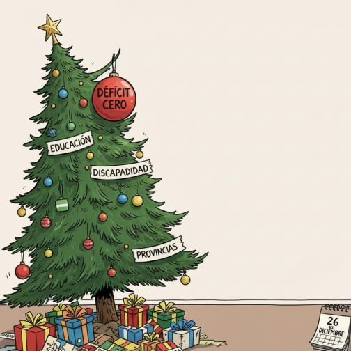 El nuevo deseo de la Casa Rosada: el Presupuesto en el arbolito de Navidad
