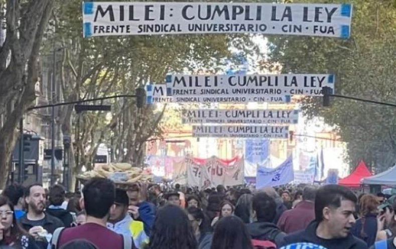 Anticipan medidas de fuerza si el gobierno sigue sin cumplir la Ley de Financiamiento Universitario