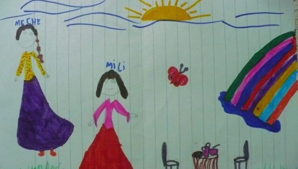 Imagen ilustrativa de un dibujo de un niño