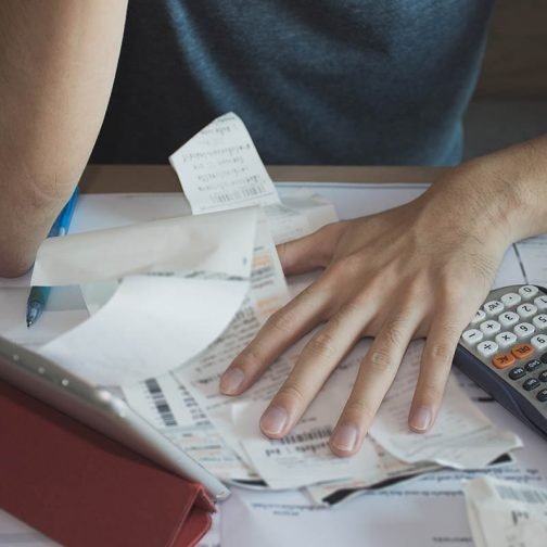 Stressed man shocked with amount to be paid for electricity,financial problem