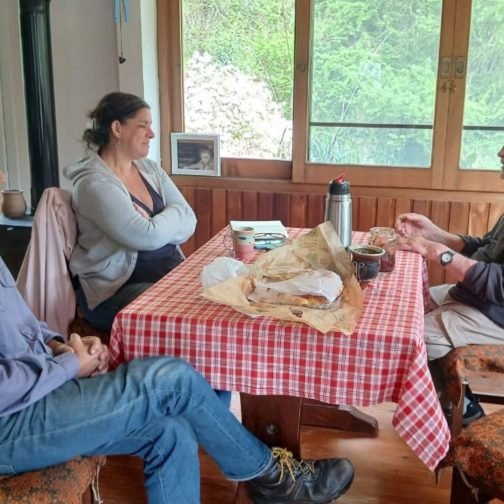 Enrique Celesia entrevistado por Tamara Smerling en la casa de Juan Bautista Duizeide