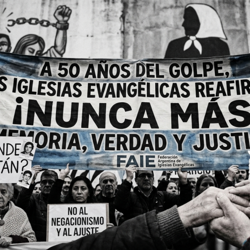 A 50 años del golpe, las iglesias evangélicas reafirman el pedido de memoria, verdad y justicia