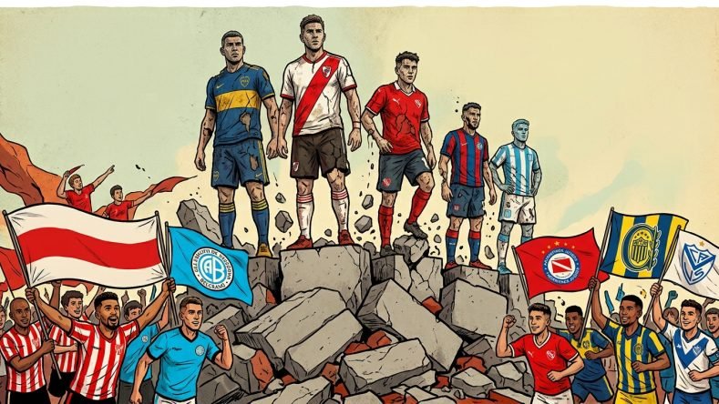 Un repaso de la fecha 5 de la Liga Profesional. Un debate sobre la debacle y el desinterés que acechan a los “grandes” del fútbol argentino. Frente al avance de proyectos ordenados como el Instituto de Diego Flores, la mesa cuatropalabrista pone en duda el peso de las camisetas y abre la gran polémica.