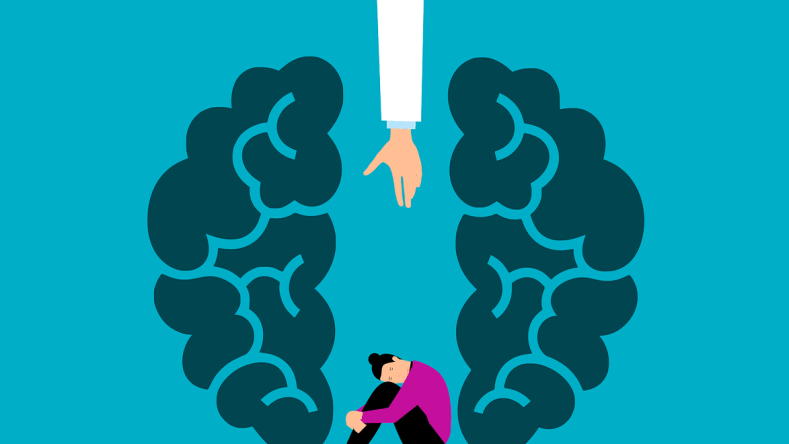 Imagen ilustrativa de una persona perdida en un cerebro