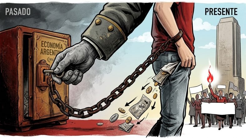 Dibujo ilustrativo de golpe de estado