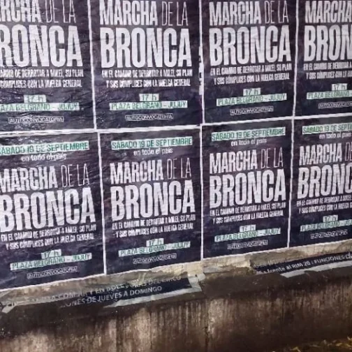 “Marcha de la bronca” a la Casa Rosada contra el ajuste de Milei