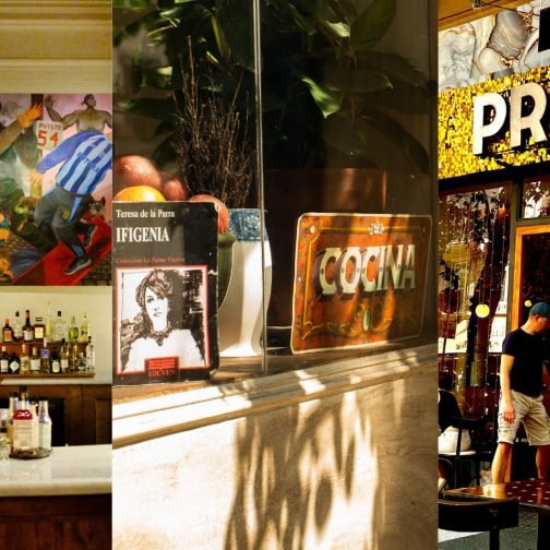 Menú de tres pasos: locales con valores gustosos