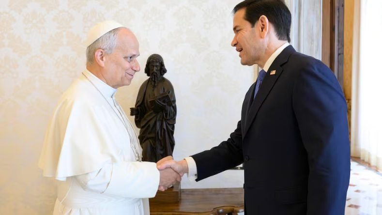 León XIV y Marco Rubio en el Vaticano: un encuentro “cordial” para hablar de la guerra