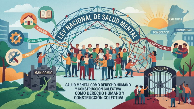 Dibujo ilustrativo sobre Prólogo de Dossier de Salud Mental