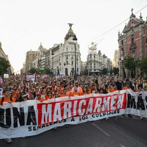 Protestas en la Puerta del Sol contra los desahucios