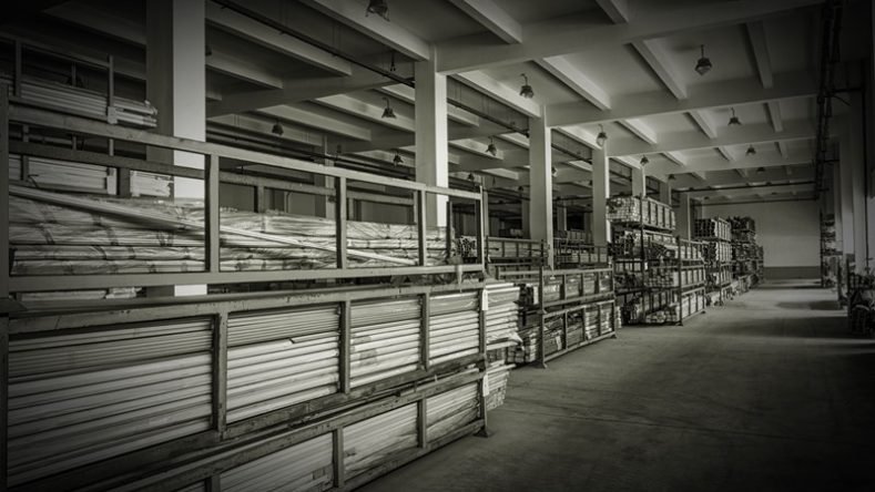 iron and steel material storage