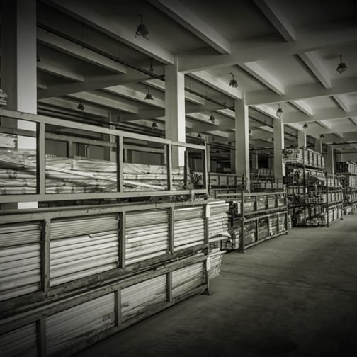 iron and steel material storage