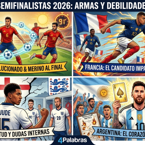 Las armas y las debilidades de los semifinalistas