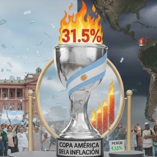 Argentina logró el subcampeonato en la Copa América de la inflación