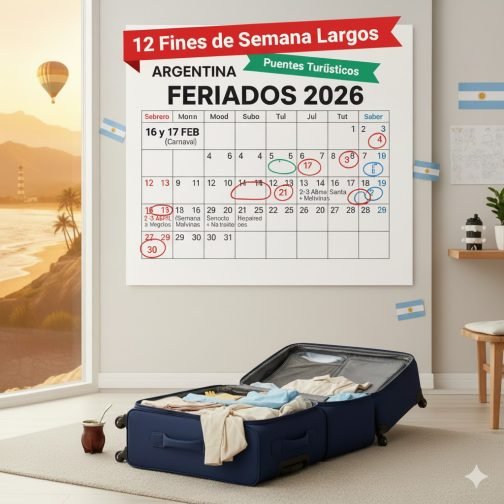 Todos los feriados y fines de semana largos de 2026: ¿cuándo son?